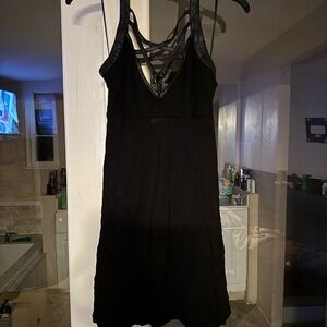 Killstar Black Strappy Dress